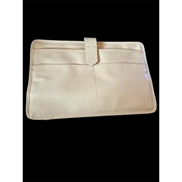 BEIS Biege Weekender Bag Travel Carry On Luggage - Picture 8 of 15